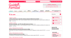 Desktop Screenshot of guide-familial.fr